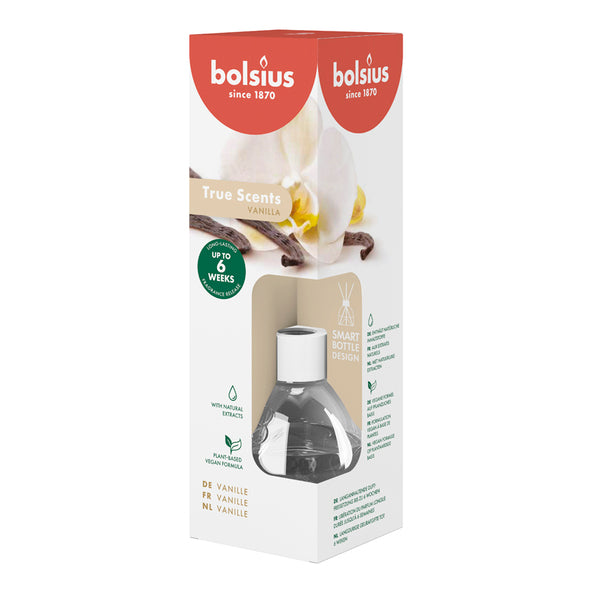 Bolsius Aromadiffusoren 60 ml True Scents Vanille (6 Stück)
