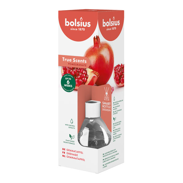 Bolsius Aromadiffusoren 60 ml wahre Düfte Granatapfel (6 Stück)