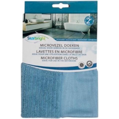 Starbright 1074053 - Mikrofasertuch 35x35cm Badezimmer 2 Stück | 6 Stück