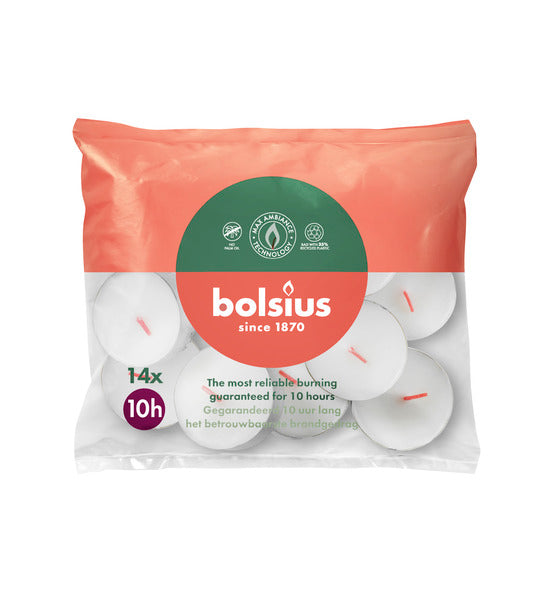 Bolsius Maxileuchten ø60x25 mm 10 Stunden (6x 14 Stück)