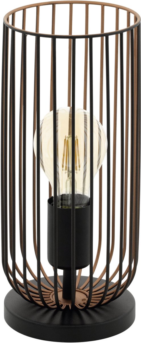 Eglo Roccamena Tischlampe – E27 – 31 cm – schwarzes Kupfer