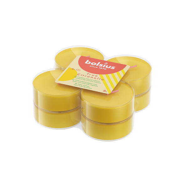 Bolsius Duftteelichter True Citronella ø58 mm 8 Stunden (6x 8 Stück)