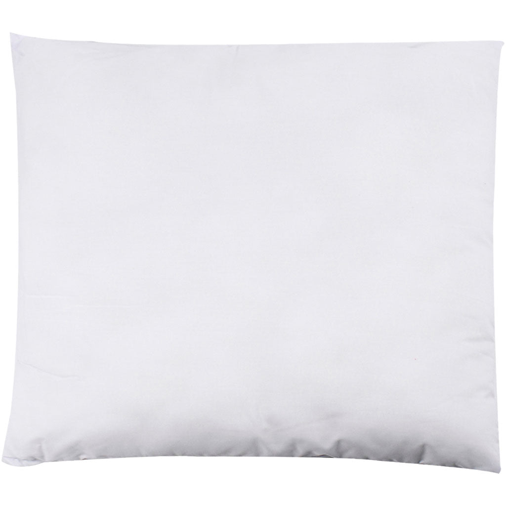 Creativ Company gefülltes Kissen, Größe 50x50 cm, 280 gr, weiß, 1 Stück