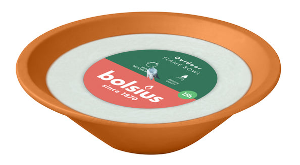 Bolsius Flammenschale Terrakotta ø223x66 mm (9 Stück)