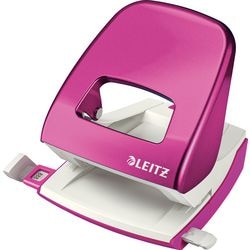 2-Loch Locher Leitz 5008 8cm Metallic Pink
