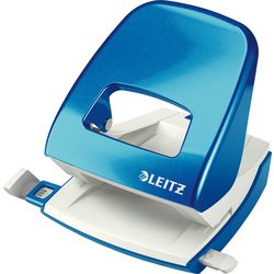 2-Loch Locher Leitz 5008 8cm metallic blau