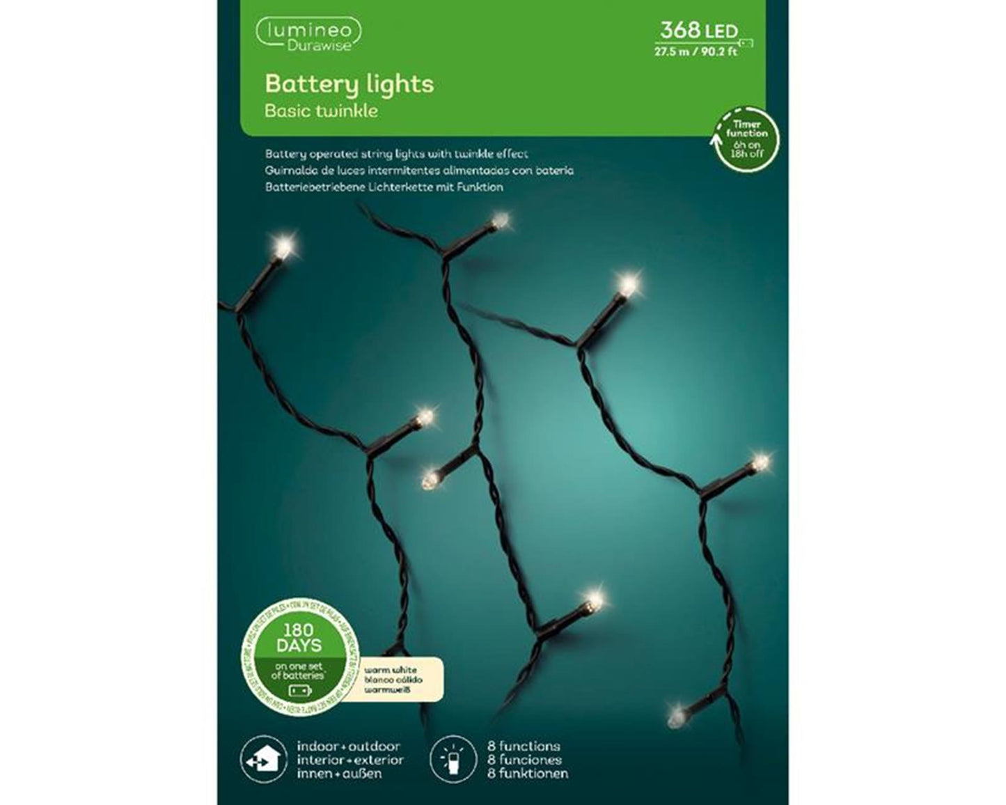Lumineo LED Durawise Basic Lights 368L Warmweiß