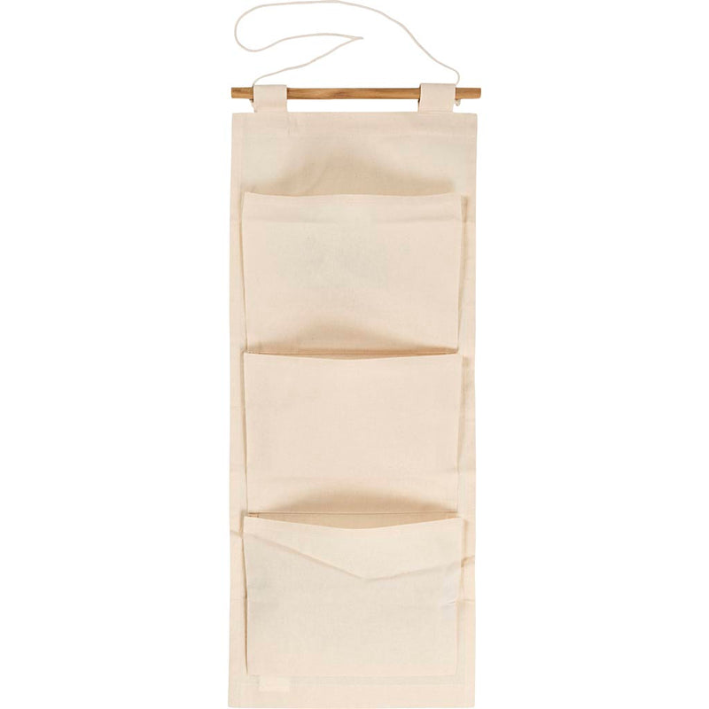 Creativ Company Hängeorganizer, H: 75 cm, B: 30 cm, 145 g, Hellnatur, 1 Stück