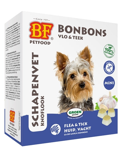 Biofood -Schaf -Tierarzt Mini Bonbons Knoblauch