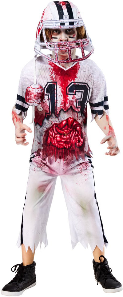 Rubies Zombie-American-Footballer-Kinderkostüm – Größe 11–13 Jahre