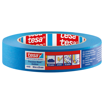 Tesa Professional 1061930 – 4440 Präzisionsmaske, 50 m x 25 mm | 6 Stück