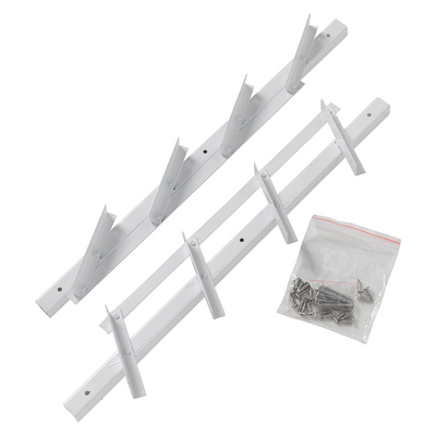Mack 1074595 - Multiflex-Rollläden 50 cm Edelstahl weiß beschichtet | 2 Stk