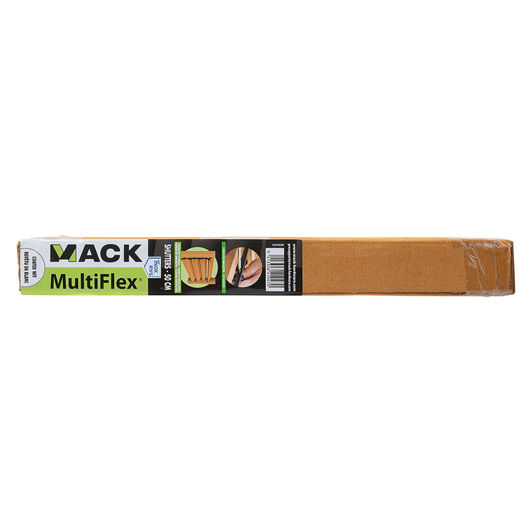 Mack 1074595 - Multiflex-Rollläden 50 cm Edelstahl weiß beschichtet | 2 Stk