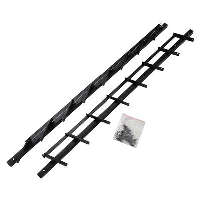 Mack 1074600 - Multiflex-Rollläden 96 cm Edelstahl schwarz txt beschichtet | 2 Stk