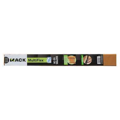 Mack 1074601 - Multiflex-Fensterläden 165 cm Edelstahl schwarz txt beschichtet | 2 Stk