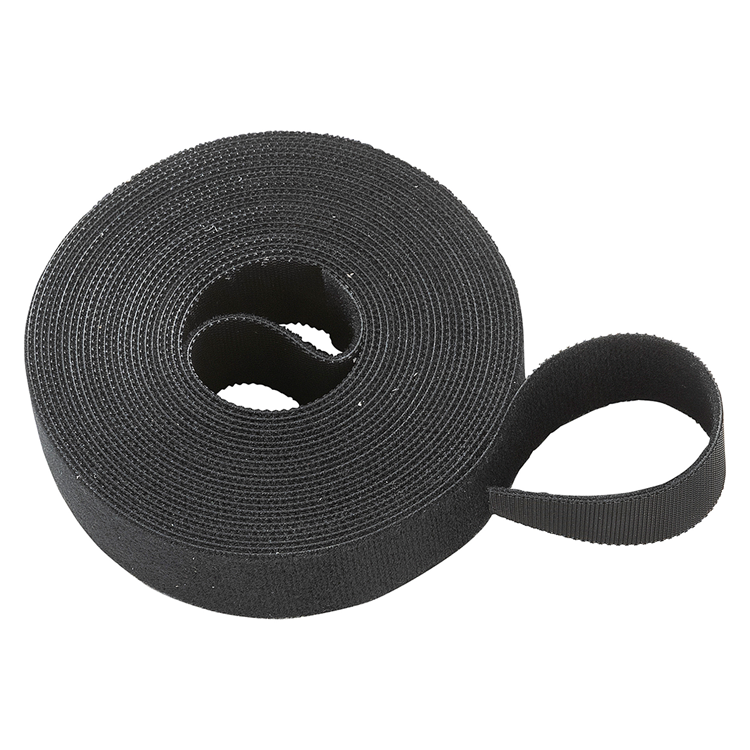 Mack 1072135 - Klettband schwarz 25mm 5m | 5 Stück