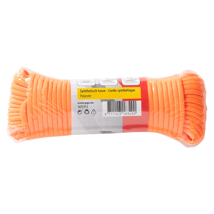Mack 1072111 - Paracord orange 4mm 15m | 5 Stück