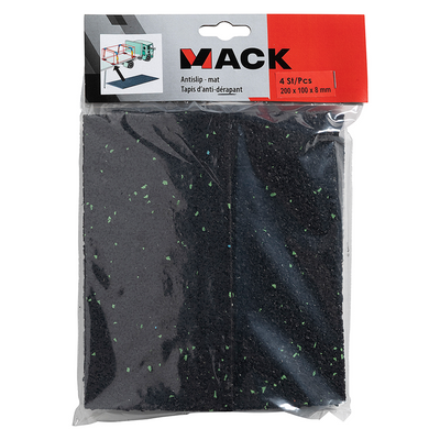 Mack 1072412 – 4 Antirutschmatten 100 x 200 x 8 mm | 6 Stück