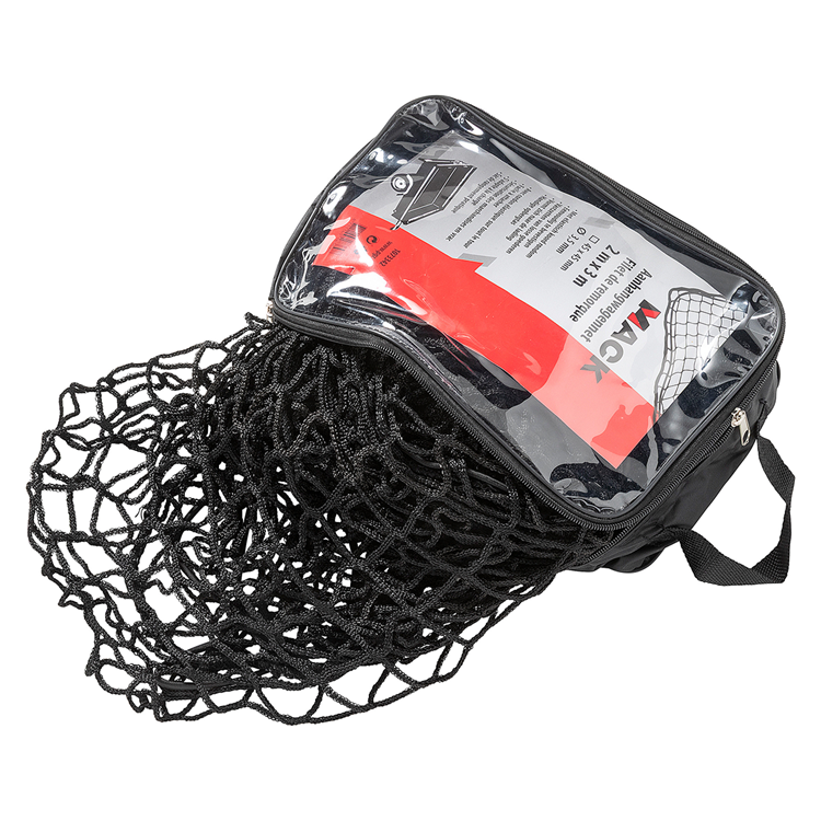 Mack 1073342 - Anhängernetz schwarz 2 x 3m | 3 Stück