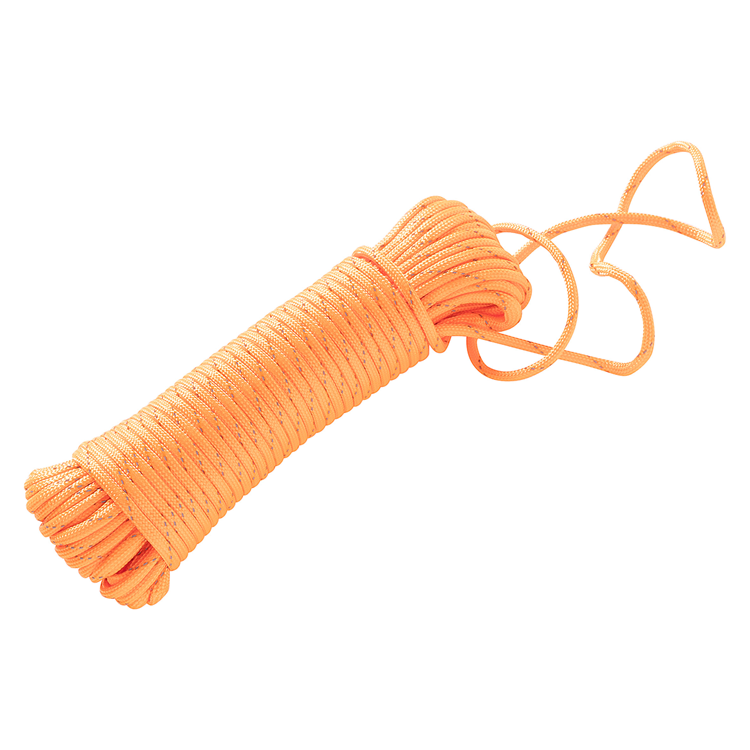 Mack 1072113 - Paracord orange reflektierend 4mm 15m | 5 Stück