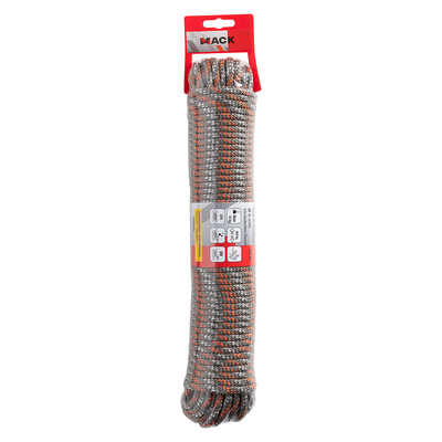 Mack 1072115 - PP 32 x geflochtenes Tarnmuster 6 mm 30 m | 5 Stück
