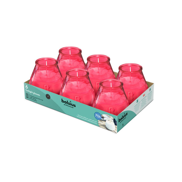 Bolsius Prof Twilight Fuchsia (6 Stück)