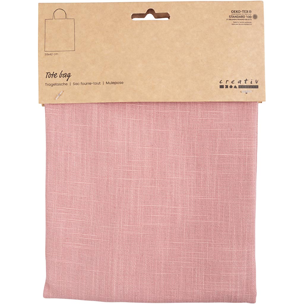 Creativ Company mit Bag Cotton Pink, 38x42 cm