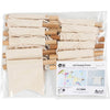 Creativ Company kleines Wandbanner, Schwalbenschwanzform, H: 12 cm, B: 10,5 cm, 300 g, hell natur, 12 Stück 1 Box