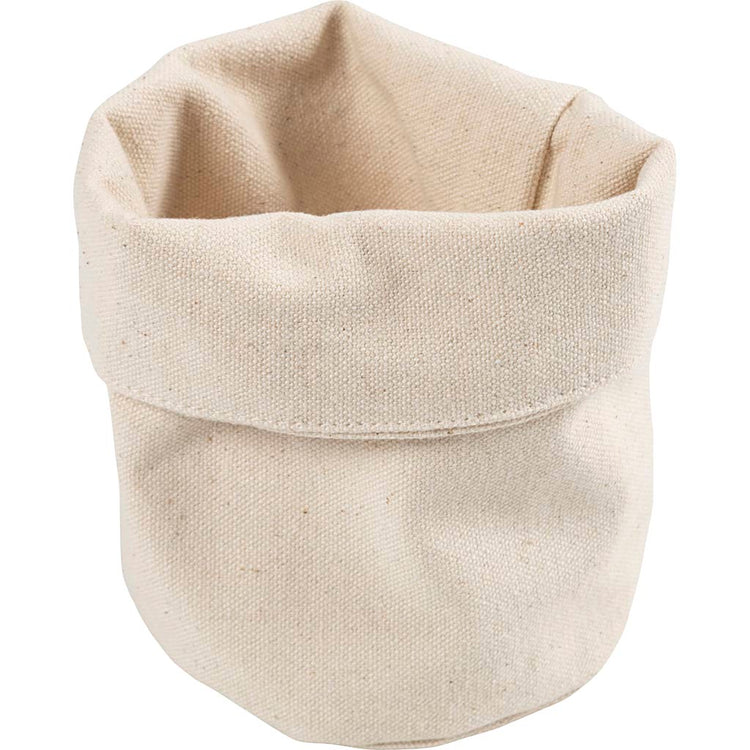 Creativ Company Stoffkörbe, H: 14,5 cm, T 9 cm, 385 g, hell natur, 2 Stück 1 Karton