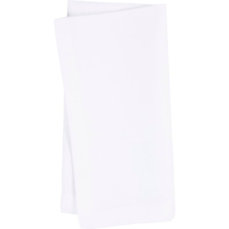 Creativ Company Textilservietten, Größe 42x42 cm, 145 gr, weiß, 12 Stück 1 Box