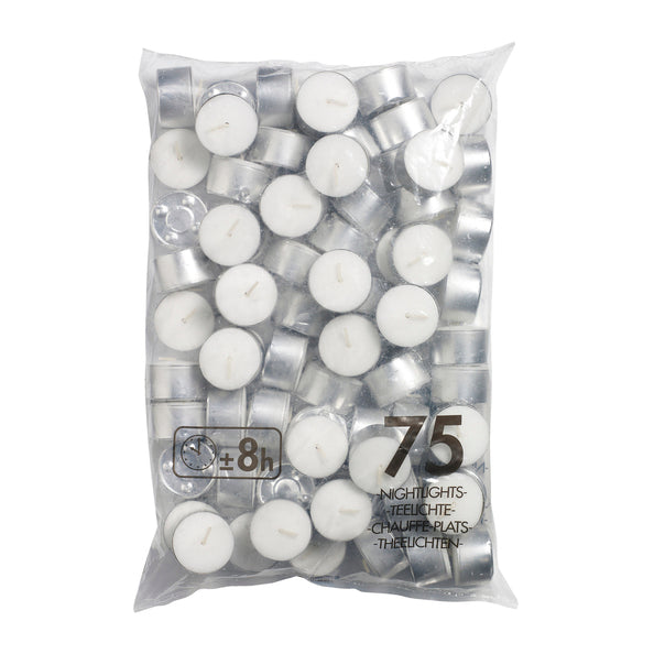 Bolsius Teelichter ø38x22 mm 8 Stunden (6x 75 Stück)
