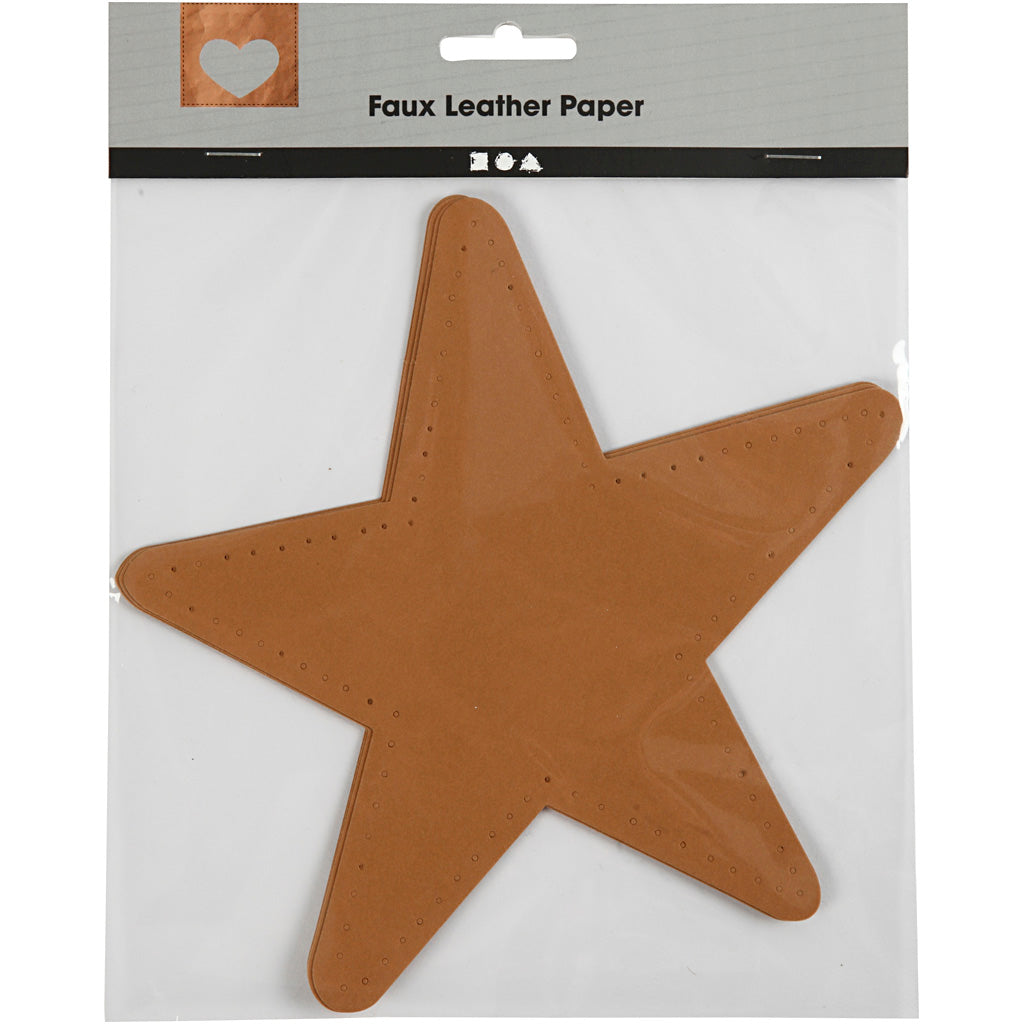 Creativ Company Stern, D 17 cm, 350 gr, natur, 4 Stück 1 Box