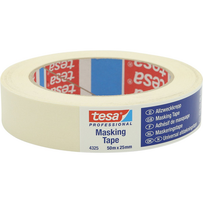 Tesa Professional 1075562 – 4325 – tesakrepp® Allzweck-Abdeckband | 8 Stück