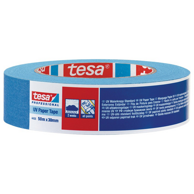 Tesa Professional 1075575 – 4435 UV-Papierband 50 m x 25 mm | 12 Stück