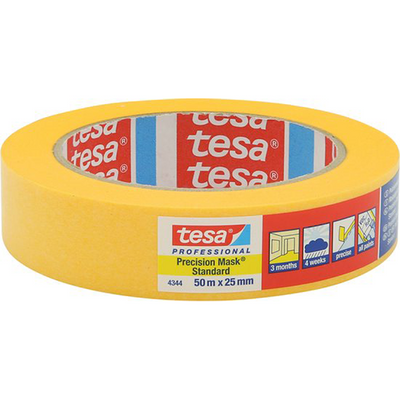 Tesa Professional 1075564 – 4344 Prec-Maskenständer 50 m x 38 mm | 4 Stück
