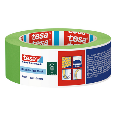 Tesa Professional 1075582 - 74338 Rauhoberflächenmaske50mx36mm | 8 Stück