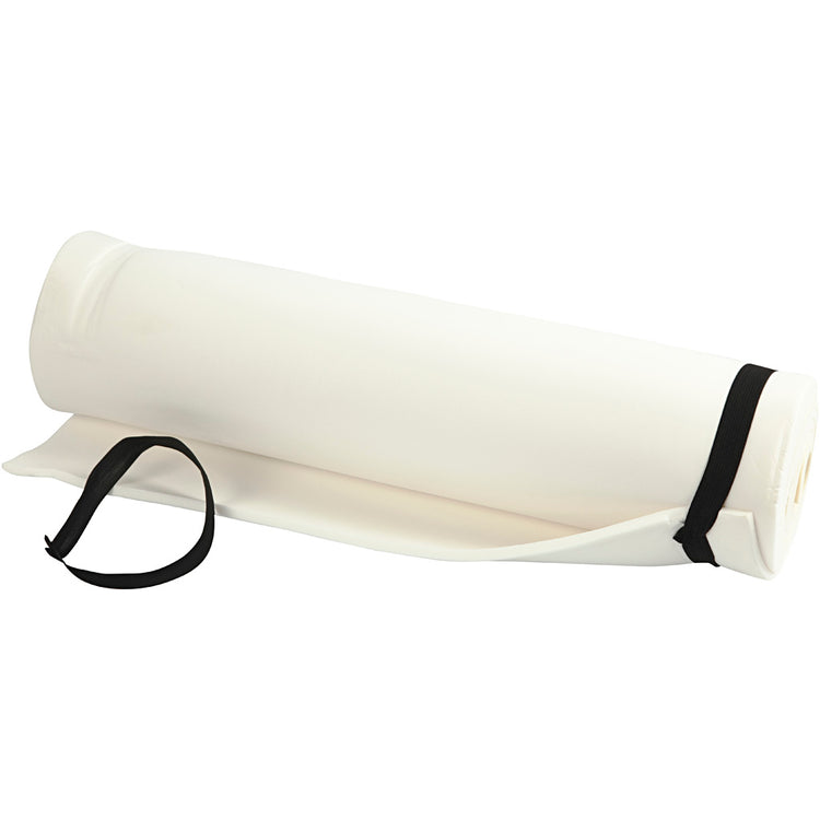 Creativ Company Schlafmatte, L: 180 cm, B: 50 cm, Stärke 6 mm, weiß, 1 Stück
