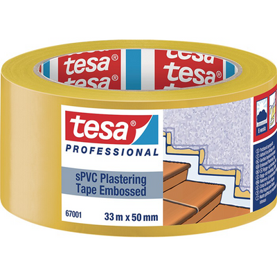 Tesa Professional 1075580 – 67001 Kunststoff-Spvcemboss33mx50mm | 6 Stück