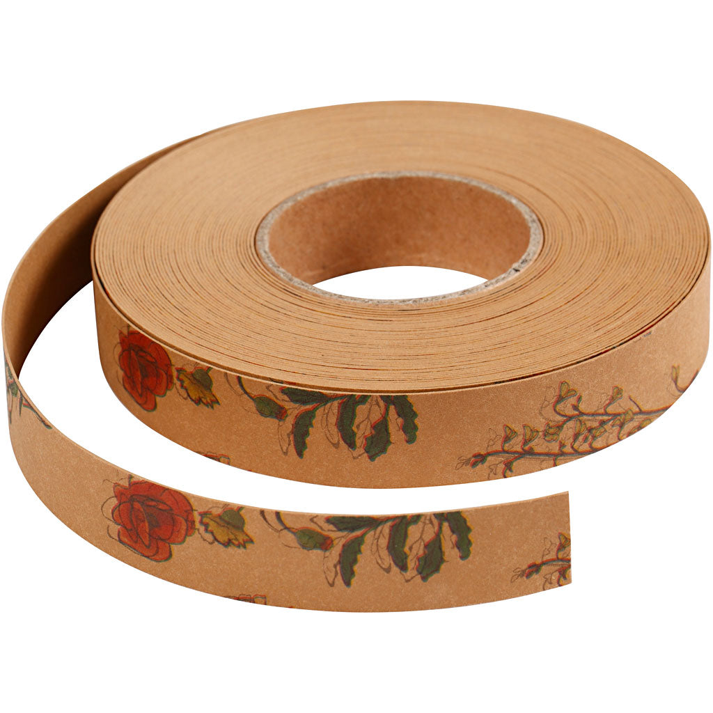 Creativ Company Flechtstreifen, B: 15 mm, Stärke 0,55 mm, hellbraun, 9,50 m 1 Rolle