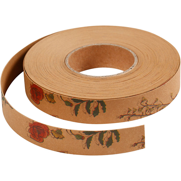 Creativ Company Flechtstreifen, B: 15 mm, Stärke 0,55 mm, hellbraun, 9,50 m 1 Rolle