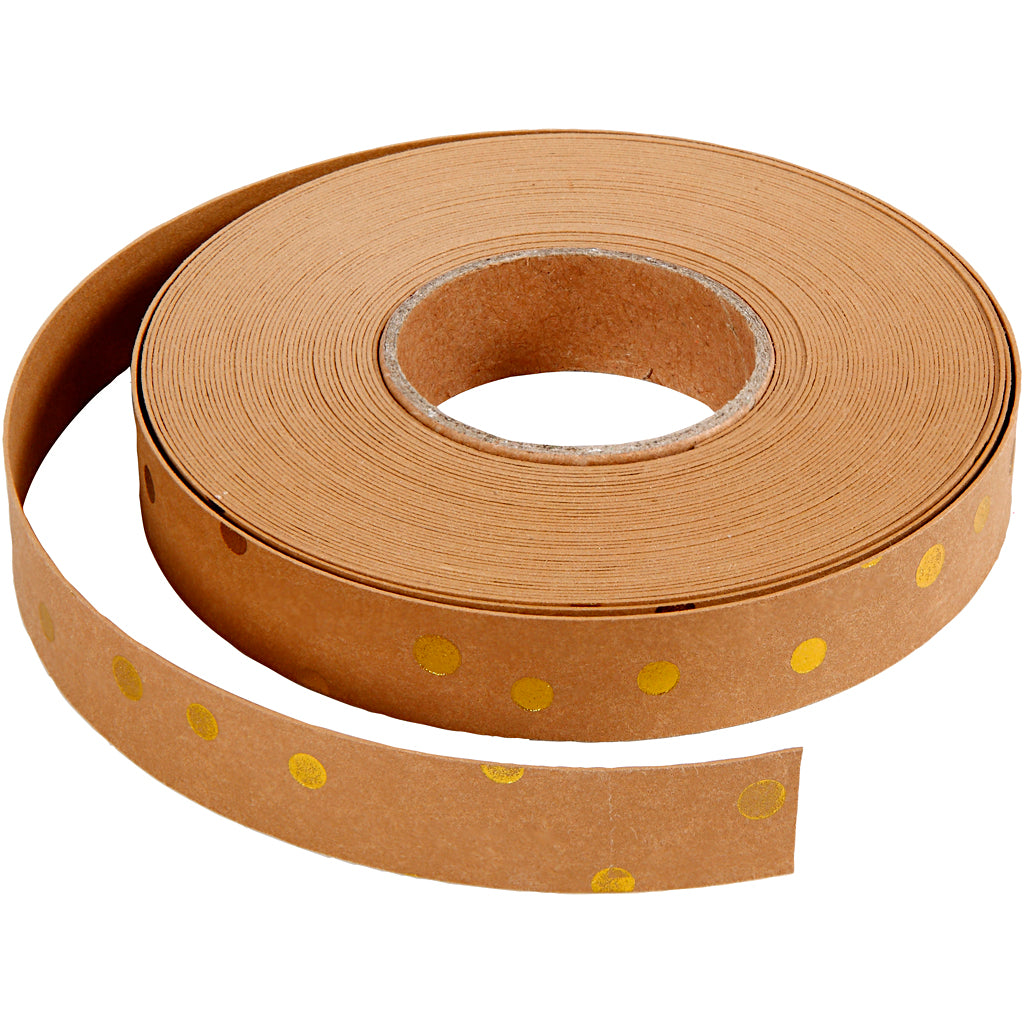 Creativ Company Flechtstreifen, B: 15 mm, Stärke 0,55 mm, hellbraun, 9,50 m 1 Rolle