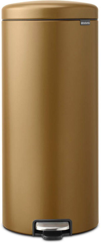 Brabantia Newicon Abfallbehälter – 30 Liter – warmes Messing