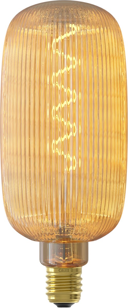 Calex Pulse Lyon LED-Lampe – E27 – Glühfaden-Lichtquelle – warmweißes Licht – Bernstein