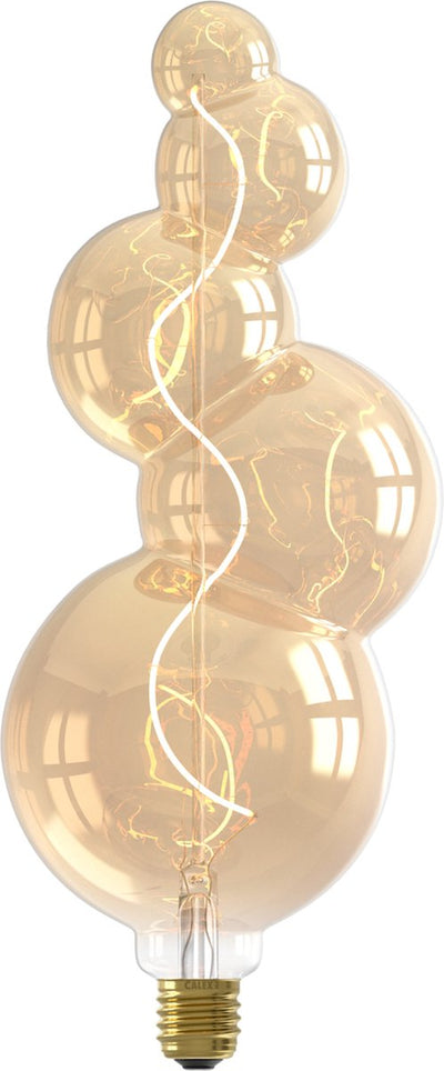 Calex alicante xxl gold – E27-LED-Lampe – dimmbare Filament-Lichtquelle – 4 W – warmweißes Licht