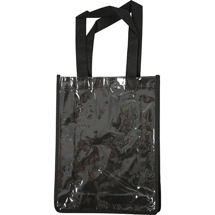 Creativ Firmentasche mit Kunststofffront, Maße 30x23x7 cm, schwarz, 1 Stück