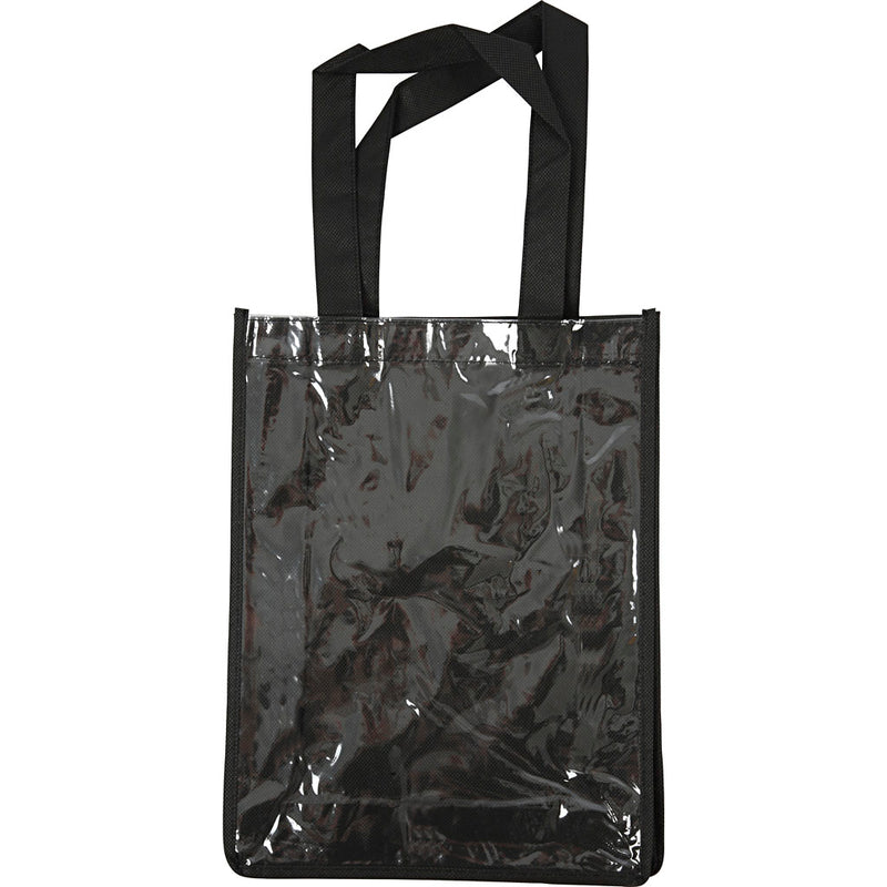 Creativ Firmentasche mit Kunststofffront, Maße 30x23x7 cm, schwarz, 1 Stück
