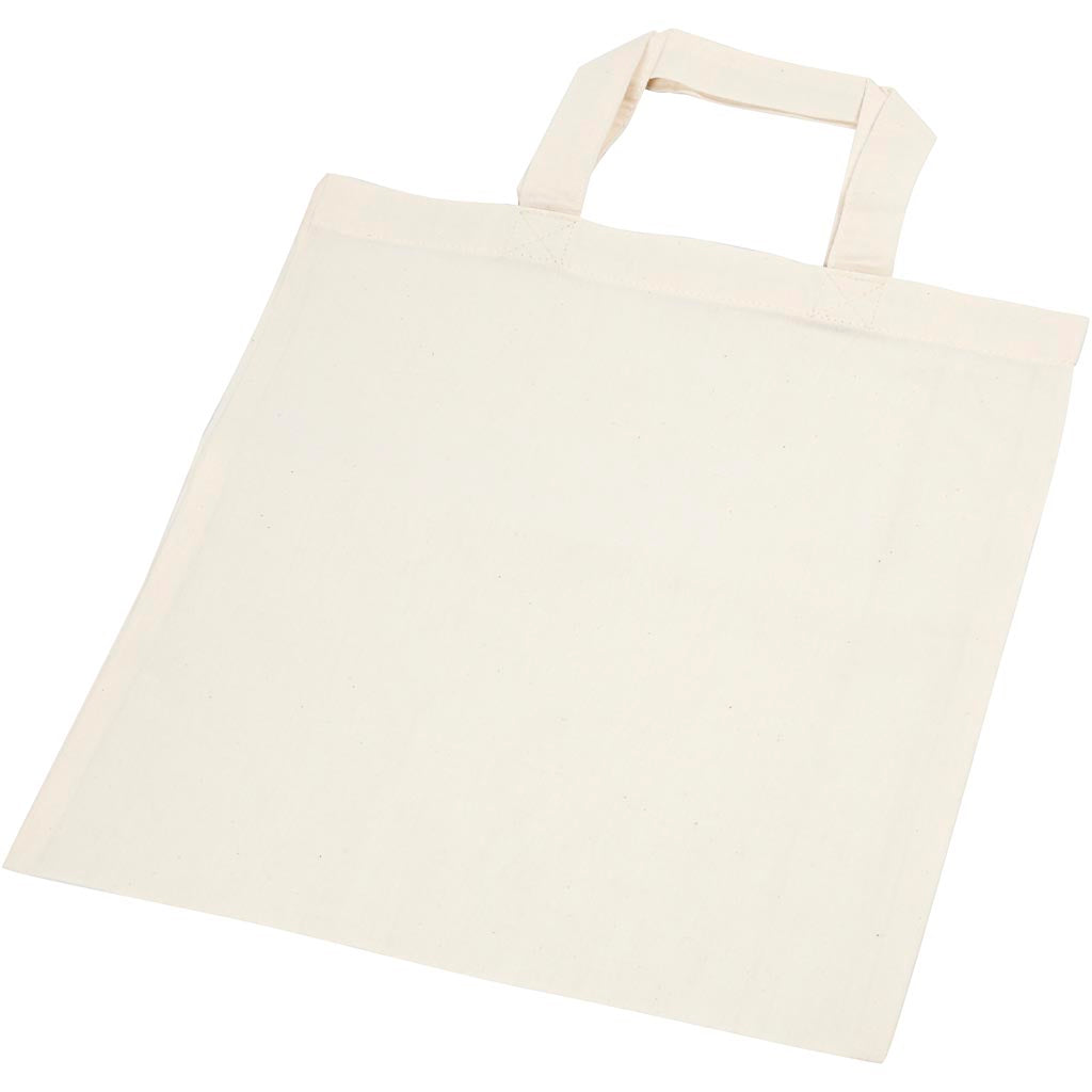 Creativ Company Tragetasche, Größe 30x33 cm, 135 gr, hell natur, 1 Stück