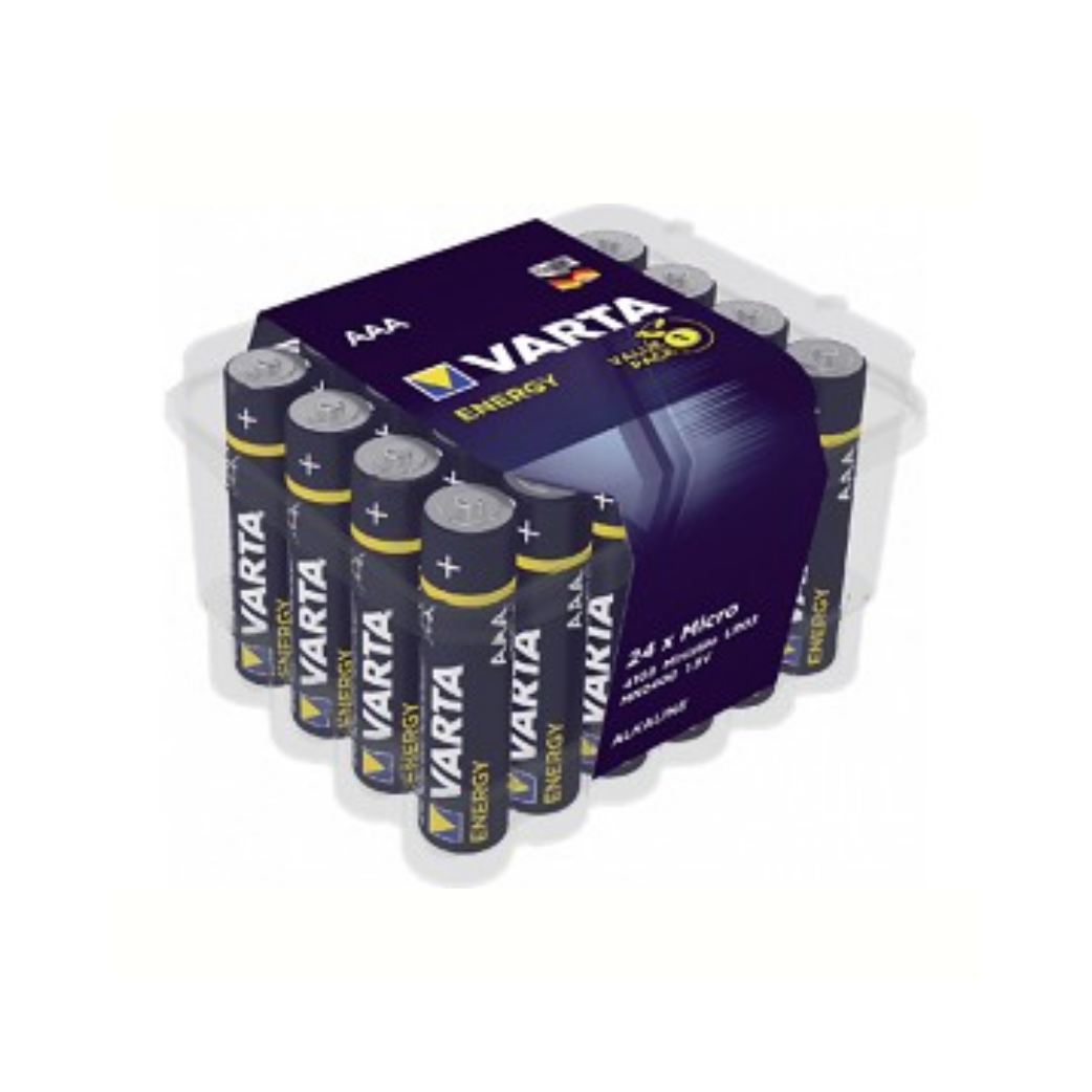 Varta energy batterie aaa lr03 box 24 stück