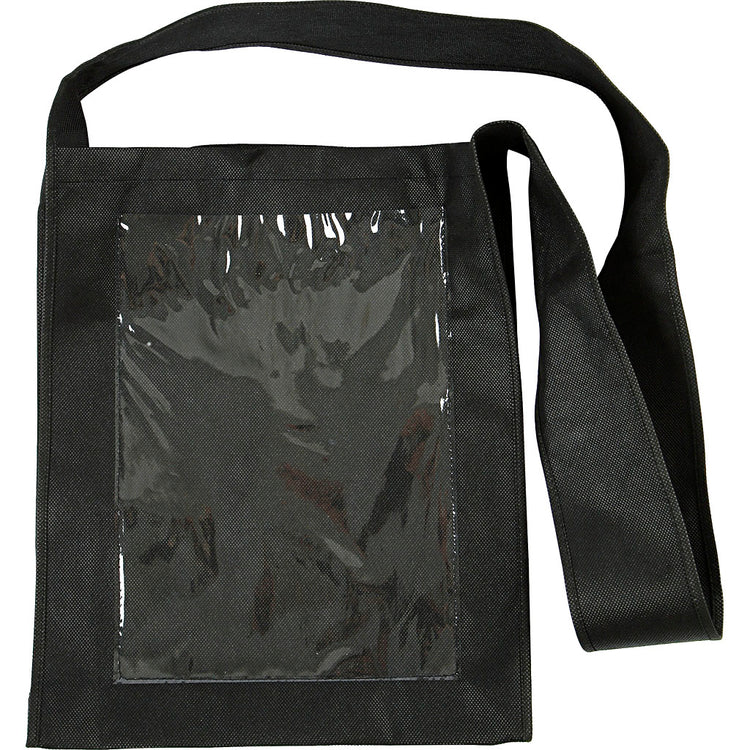 Creativ Firmentasche mit Kunststofffront, Maße 40x34x8 cm, schwarz, 1 Stück