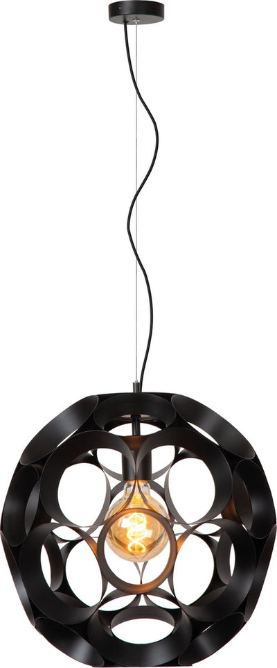 Lucide hannelore - Hängelampe - ø 40 cm - 1xe27 - schwarz